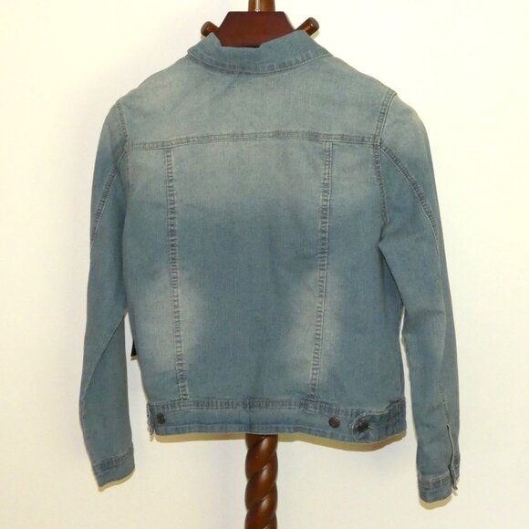 NEW Relativity stretch denim trucker jean jacket - Picture 5 of 5
